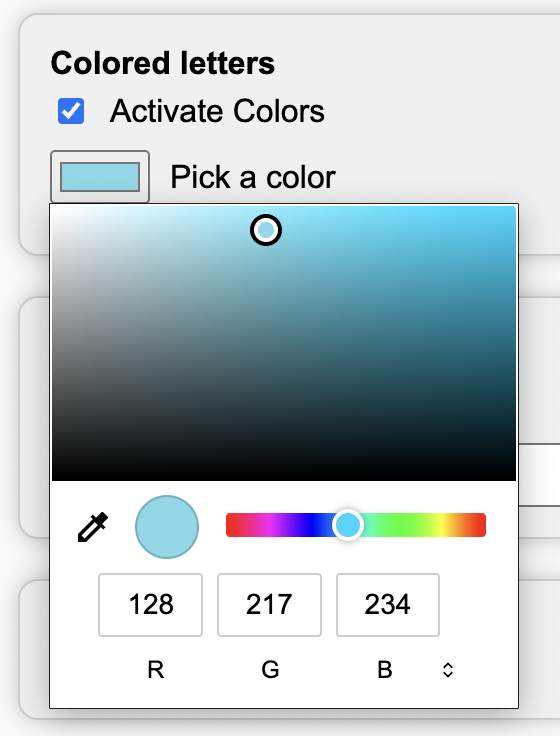 Color Example